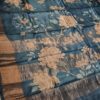 Handwoven Printed Tussar silk saree - Image 2