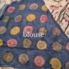 Pen Kalamkari work on handwoven very soft Mul Cotton saree - Image 4