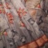 Printed Tussar silk saree