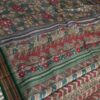Pen Kalamkari work on handwoven Vidarbha Karvati kinar Tussar silk saree - Image 2