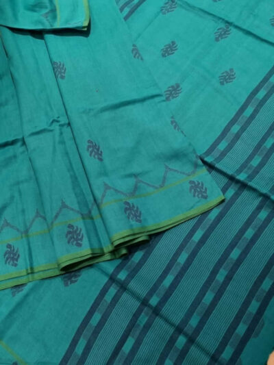 Handwoven handspun soft cotton saree