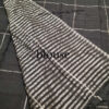 Handwoven Pure Linen saree in organic natural dark blackish Indigo colour - Image 4
