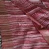Handwoven printed Tussar silk saree - Image 3