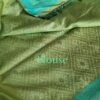 Handwoven Benarasi Organza silk saree without zari - Image 4