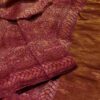 Printed silk cotton saree - Image 4