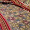 Pen kalamkari work on Vidharba Tussar silk saree - Image 2