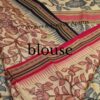Pen kalamkari work on Vidharba Tussar silk saree - Image 3