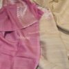 Handwoven Benarasi Tussar georgette silk saree - Image 3