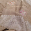 Handwoven Benarasi Tussar georgette silk saree - Image 5