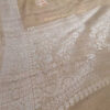 Handwoven Benarasi Tussar georgette silk saree - Image 2