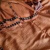 Handwoven natural Organic dyed Mulberry silk and makta silk saree - Image 4