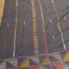 Handwoven Pure soft Cotton saree with kantha hand embroidery work - Image 4