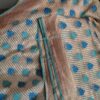 Benarasi kora organza silk saree with meenakari motifs