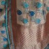 Benarasi kora organza silk saree with meenakari motifs - Image 2