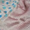 Benarasi kora organza silk saree with meenakari motifs - Image 8