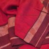 Handwoven pure linen saree with running blouse - Image 2