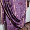 Benarasi muga silk 3 piece suit in a garnet colour - Image 2