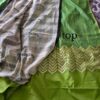 Handwoven Benarasi Silk cotton suit - Image 4